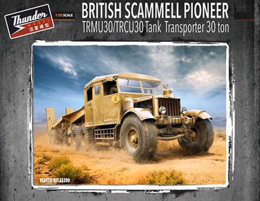 Thunder Model / British Scammell Pioneer TRMU30/TRCU30 Tank Transporte