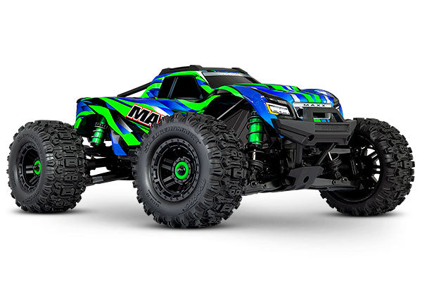 89086-4 - Maxx®: 1/10 Scale 4WD Brushless Electric Monster Truck GREEN