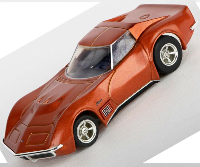 AFX 22047 1971 Corvette 454 Ontario Orange Mega G MegaG Plus HO Slot Car