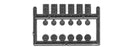 Tichy Train Group / 55-Gallon Drums w/Lids 12 / N Scale