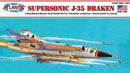 Atlantis 1:48 Scale Supersonic J-35 Draken with Firing Missiles Model Kit L570