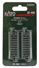 KATO / Straight Roadbed Track Section - Unitrack