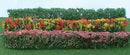 JTT Scenery / Flower Hedges - 5 x 3/8 x 5/8" 12.7 x 1 x 1.6cm pkg(8) / N & Z Scale
