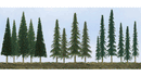JTT Scenery / Evergreen Tree Bulk Pack