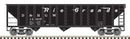 Atlas / 90-Ton 3-Bay Hopper with Load - (Ready to Run) / N Scale