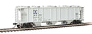 0' Pullman-Standard PS-2 2893 3-Bay Covered Hopper - Ready to Run - ATSF
