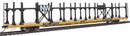 Walthers / 89' Flatcar w/Bi-Level Open Auto Rack - Ready to Run - Norfolk & Western Rack, Trailer Train Flatcar TTBX