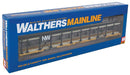 Walthers / 89' Flatcar w/Bi-Level Open Auto Rack - Ready to Run - Norfolk & Western Rack, Trailer Train Flatcar TTBX