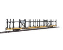 Walthers / 89' Flatcar w/Bi-Level Open Auto Rack - Ready to Run - Norfolk & Western Rack, Trailer Train Flatcar TTBX