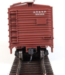 40' USRA Wood Boxcar - Ready To Run -- Santa Fe