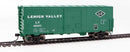 40' ACF Modernized Welded Boxcar w/8' Youngstown Door - Ready to Run - Lehigh Valley