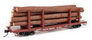 Walthers / 45' Logging Flatcar - Ready to Run / HO Scale