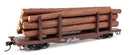 Walthers / 45' Logging Flatcar - Ready to Run / HO Scale