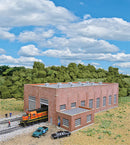 Walthers / Two-Stall '130 Brick Diesel House / N Scale