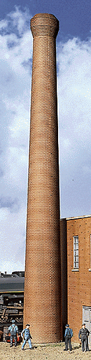 Walthers / Two Brick Smokestacks / HO Scale