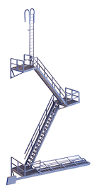 Walthers / Modern Fire Escape / HO Scale
