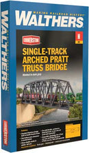 Walthers / Single-Track Arched Pratt Truss Bridge / N Scale