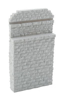 Walthers / Single-Track Railroad Bridge Stone Abutment - Resin Casting / HO Scale