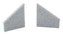 Walthers / Railroad Bridge Stone Wing Walls - Resin Casting / HO Scale