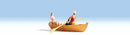 Walthers / Row Boat and Two Passengers / HO Scale