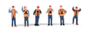 Walthers / Railroad Yard Crew / HO Scale