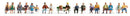 Walthers | Sitting People | HO Scale