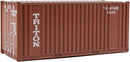 Walthers / 20' Corrugated Container with Flat Panel - Assembled / HO Scale