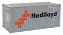 Walthers / 20' Corrugated Container with Flat Panel - Assembled / HO Scale