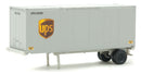 Walthers / 28' Container with Chassis 2-Pack - Assembled / HO Scale