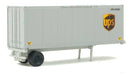 Walthers / 28' Container with Chassis 2-Pack - Assembled / HO Scale
