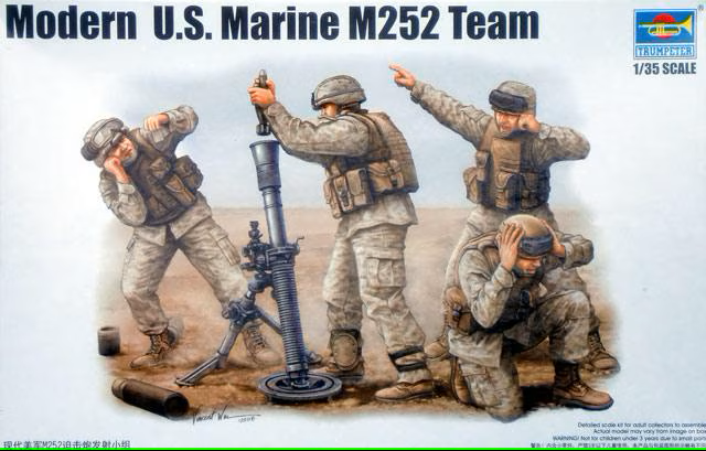 Trumpeter / Modern US Marine M252 Team Figure Set 1/35