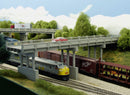 Rix Products / 150' Early Highway Overpass w/4 Piers / HO Scale