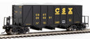 40' Ortner 100-Ton Open Aggregate Hopper - Ready to Run - CSX