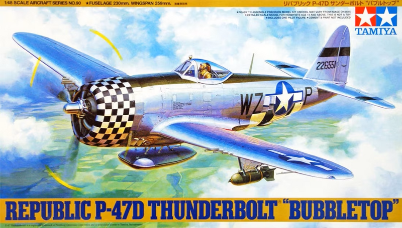 Tamiya / P-47D Thunderbolt (Bubbletop) 1/48