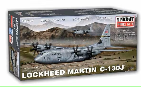 Minicraft / Lockheed Martin C-130J USAF Aircraft 1/144