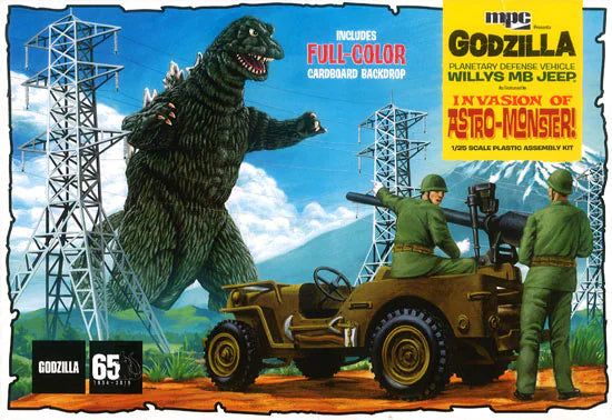 MPC / Godzilla Army Jeep 1/25