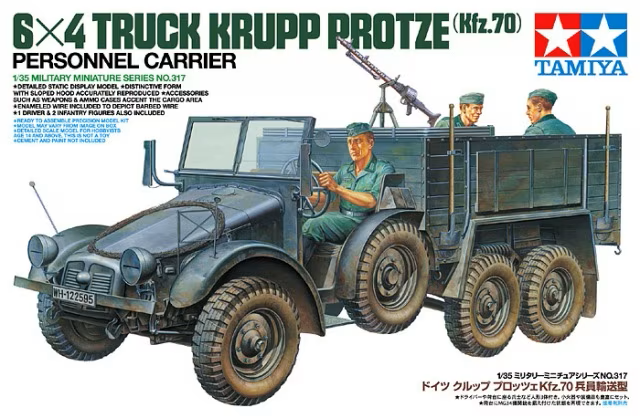Tamiya / 6x4 Truck (Kfz.70) Krupp Protze (Personnel Carrier) 1/35