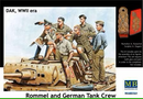Master Box LTD / Rommel & German Tank Crew, DAK, WWII  1/35