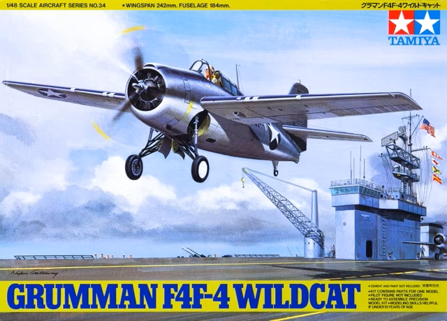 Tamiya / Grumman F4F-4 Wildcat 1/48