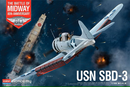 Academy / USN SBD-3 "The Battle of Midway" 1/48