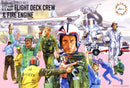 Fujimi / U.S. Navy Flight Deck Crew & Fire Engine - 1/72
