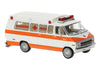 Brekina Automodelle | 1970s Dodge Ambulance - Assembled | Scale: HO