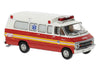 Brekina Automodelle | 1970s Dodge Ambulance - Assembled | Scale: HO