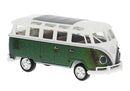 Brekina Automodelle | 1960-1963 Volkswagen Samba T1b Passenger Van - Assembled | Scale: HO
