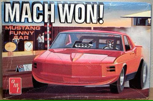 AMT / Mach Won!  Mustang Funny Car 1/25