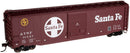 Postwar 50' Single-Door Boxcar - Ready to Run - Master -- Atchison, Topeka & Santa Fe