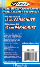 Estes / Parachute, 18" Blue
