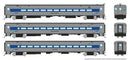 Rapido | P-S Comet Commuter MNCR 2 Coach and Cab Car Set - Ready to Run | HO Scale