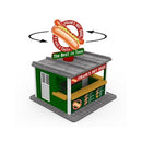 Bachmann / Hot Dog Stand with Rotating Banner & Light, Laser-Cut Kit / 1:32 Scale
