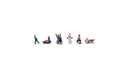 Woodland Scenics / Children Sledding - Scenic Accents(R) / HO scale